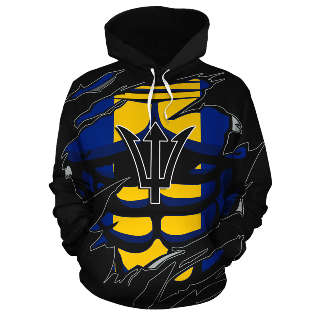 FUNSTUFFPRINT Barbados In Me 3D Hoodie and Zip Hoodie