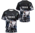FUNSTUFFPRINT Personalized T-Shirt, Hoodie - Christian Jesus Focus On Me Not The Storm 3D T-shirt
