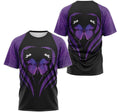 FUNSTUFFPRINT Personalized T-Shirt, Hoodie - Twinkle Purple Butterfly 3D T-shirt