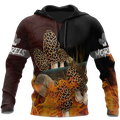 FUNSTUFFPRINT Beautiful Morels Mushrooms 3D Hoodie and Zip Hoodie