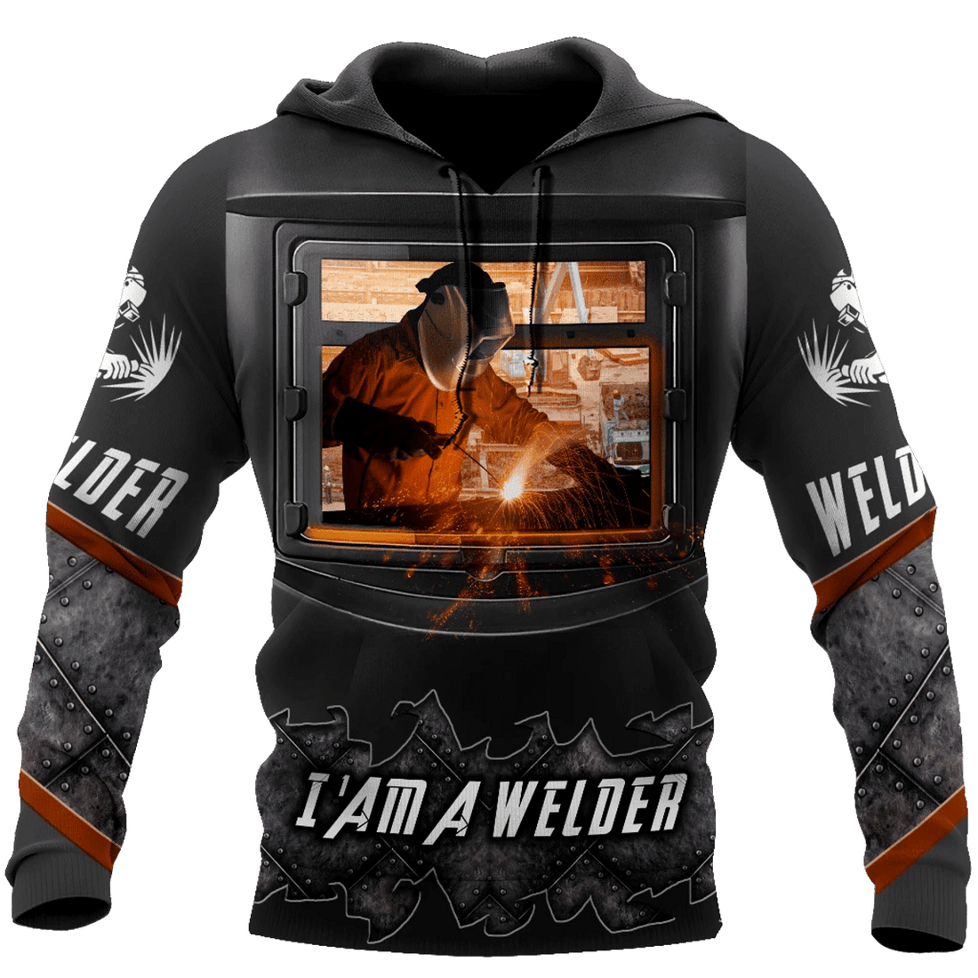 FUNSTUFFPRINT Best Welding Shirts Awesome Welder 3D Hoodie and Zip Hoodie