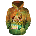 FUNSTUFFPRINT Black Lion Of Judah 3D Hoodie and Zip Hoodie