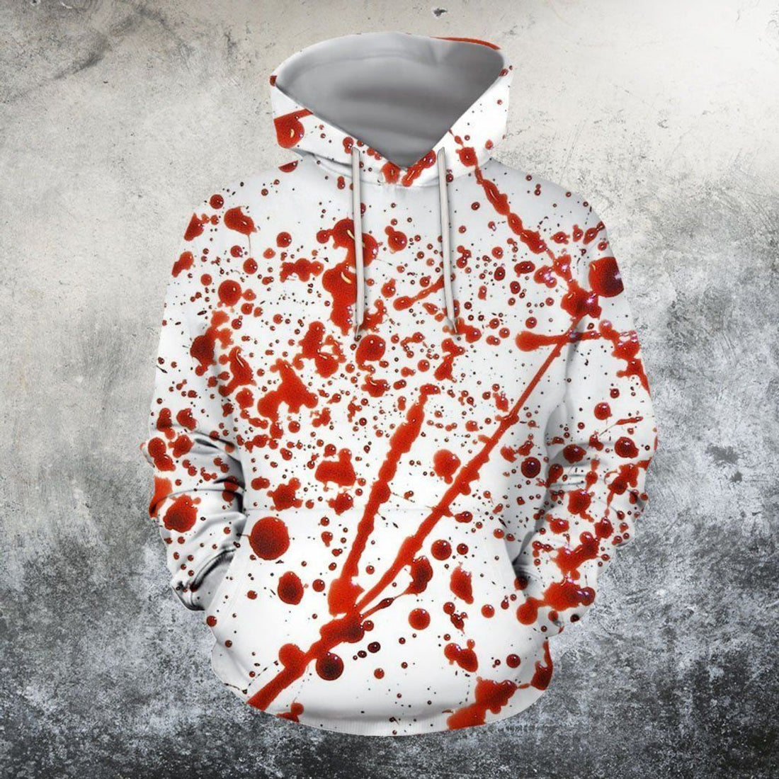FUNSTUFFPRINT Blood Spatter 3D Hoodie and Zip Hoodie