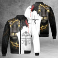 FUNSTUFFPRINT Way Maker Miracle Worke Jesus Christ Bomber Jacket - Jesus Shirt for Men Women 3D Bomber Jacket