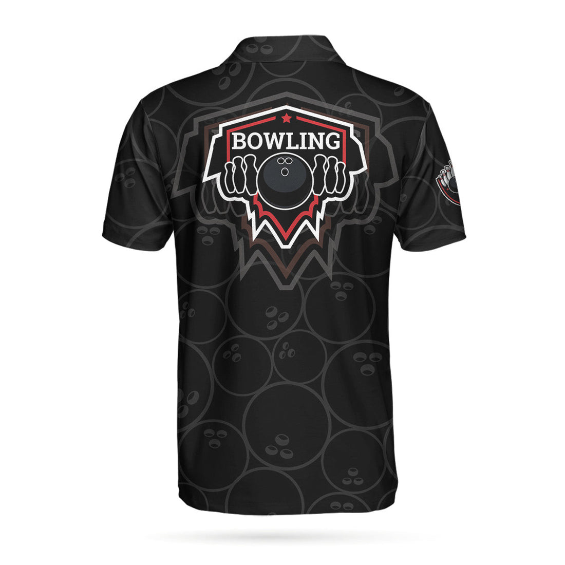 Bowling In Fire And Flag Short Sleeve Polo Shirt, Bowling Ball Polo Shirt, Best Bowling Shirt For Men