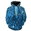 FUNSTUFFPRINT Broken Window 3D Hoodie and Zip Hoodie