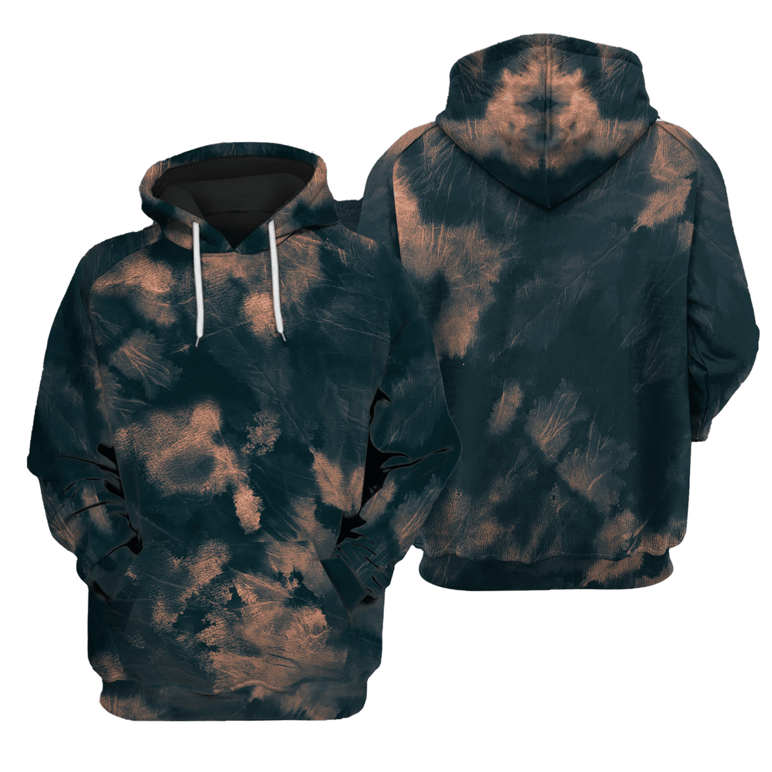 FUNSTUFFPRINT Brown German Shepherd Pullover 3D Hoodie and Zip Hoodie