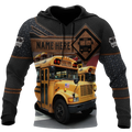 FUNSTUFFPRINT Bus Custom 3D Hoodie and Zip Hoodie