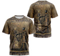 FUNSTUFFPRINT Personalized T-Shirt, Hoodie - Pharaoh Horus Ancient Egyptian Mythology Wall 3D T-shirt