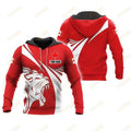 FUNSTUFFPRINT Canada Symbol Pullover 3D Hoodie and Zip Hoodie