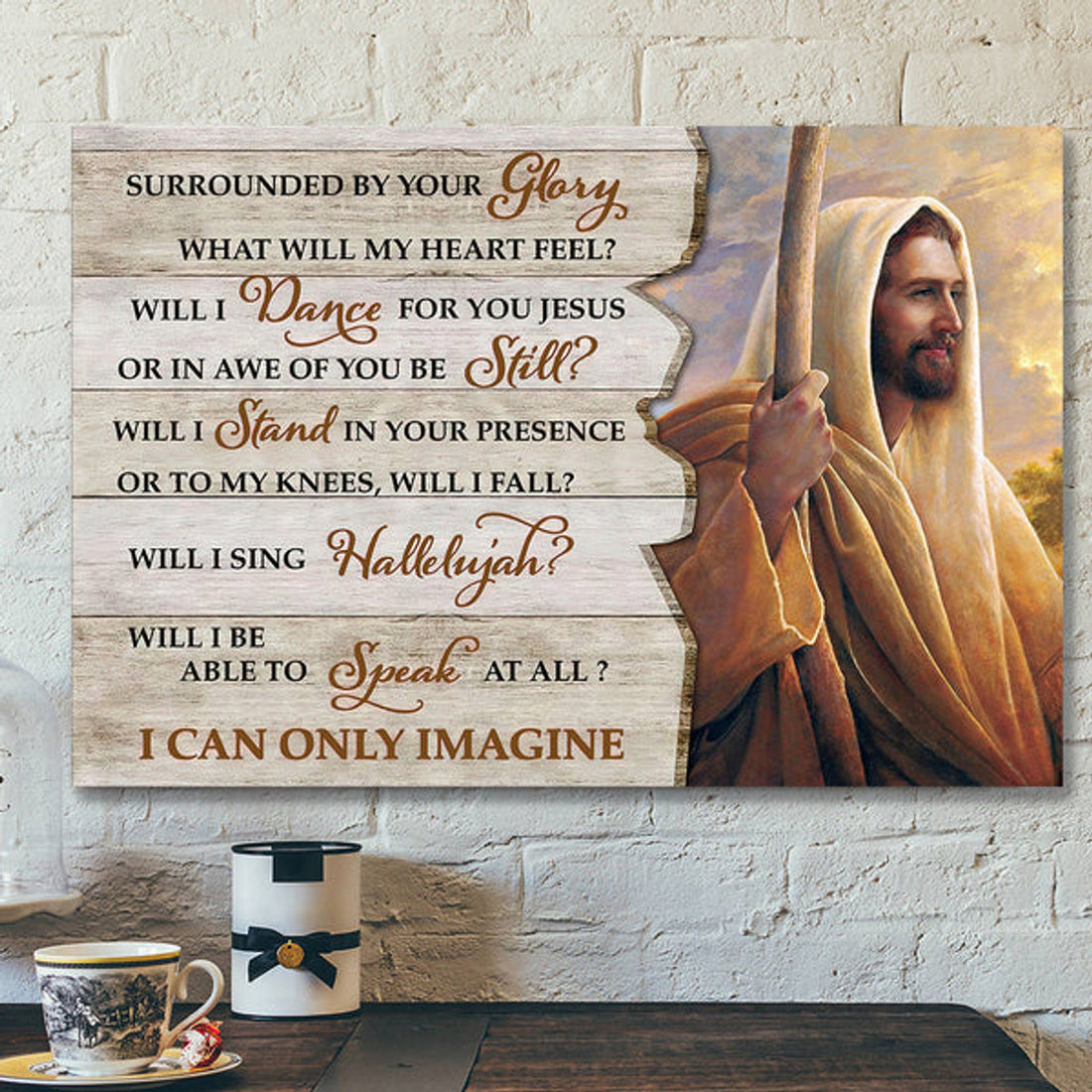 Surrounded By Your Glory - I Can Only Imagine 9 - Bible Verse Canvas Wall Art - Scripture Canvas 