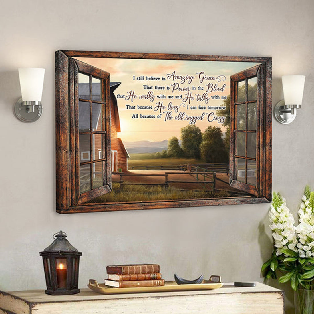 I Still Believe In Amazing Grace Canvas Wall Art - Christian Wall Art - Jesus God Landscape Canvas Prints - Religious Canvas Poster 
