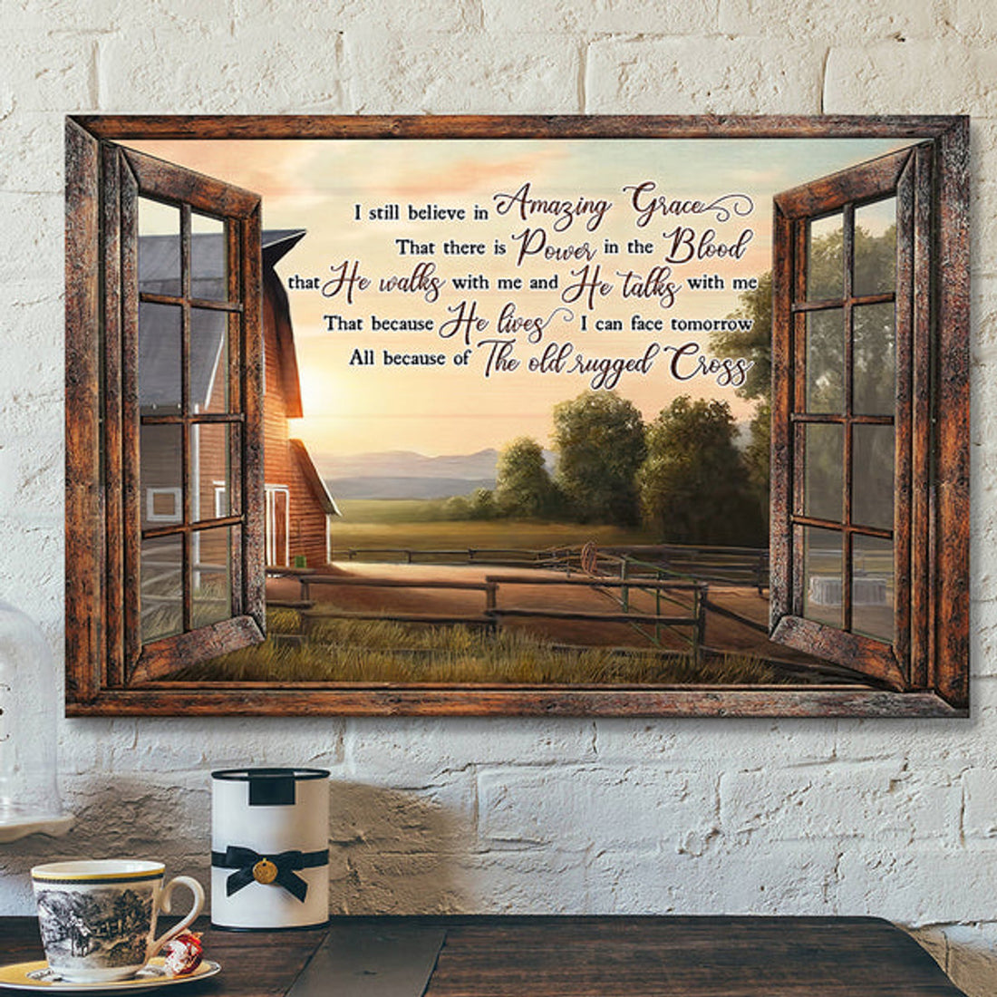 I Still Believe In Amazing Grace Canvas Wall Art - Christian Wall Art - Jesus God Landscape Canvas Prints - Religious Canvas Poster 