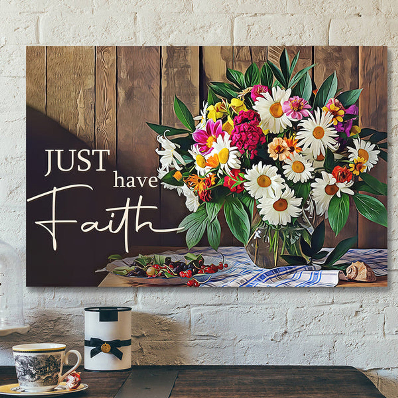 Bible Verse Canvas - Just Have Faith Canvas Wall Art 7 - Scripture Canvas Wall Art