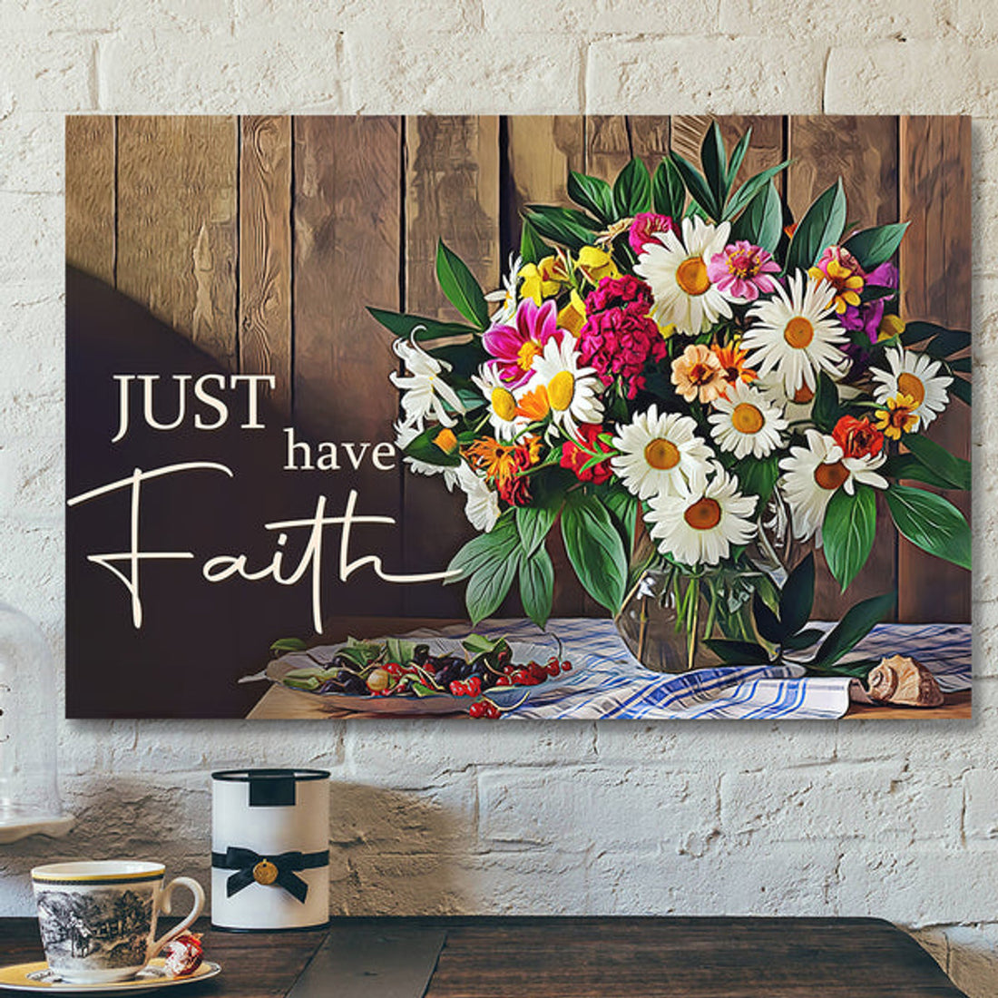 Bible Verse Canvas - Just Have Faith Canvas Wall Art 7 - Scripture Canvas Wall Art