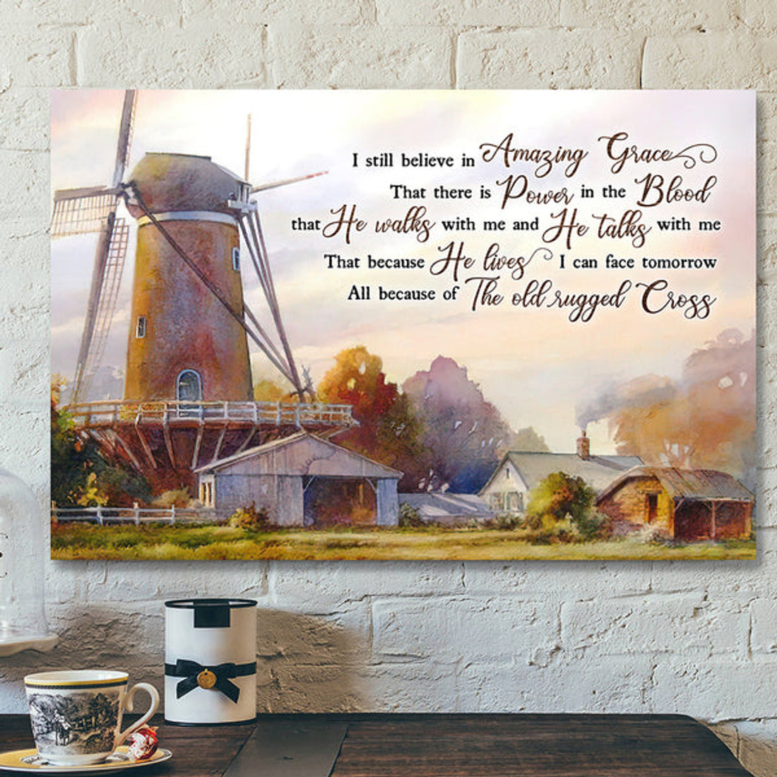 Christian Canvas Art - God Wall Art - I Still Believe In Amazing Grace Christian Canvas