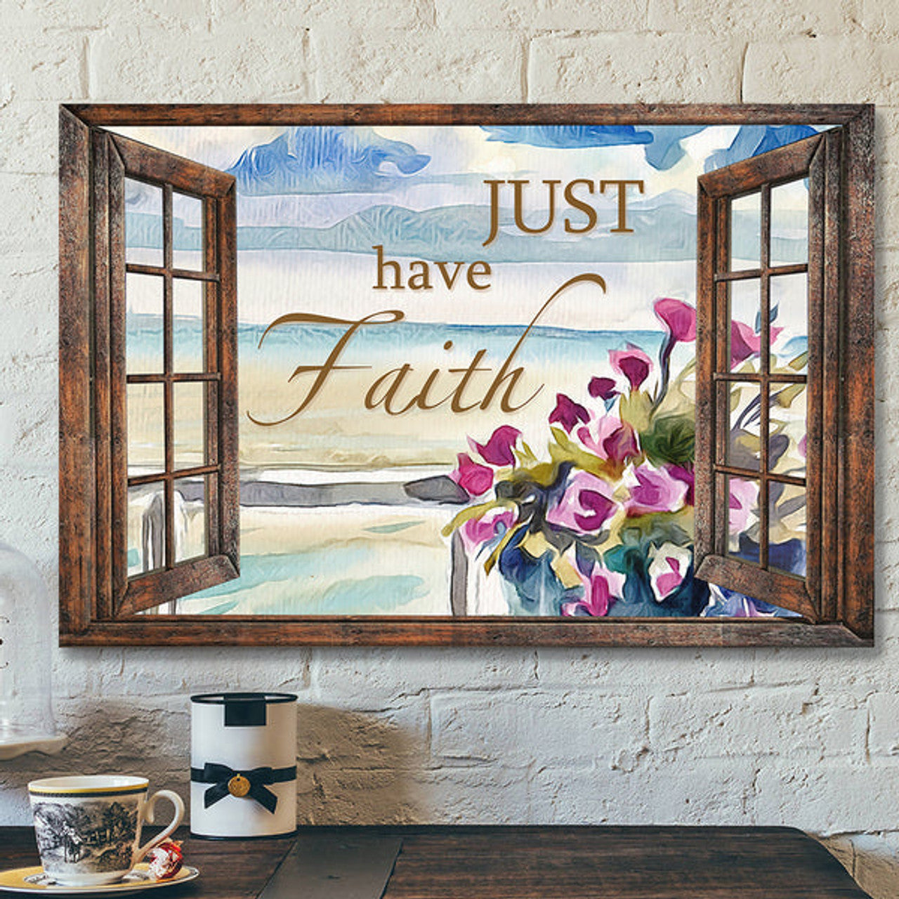 Bible Verse Canvas - Just Have Faith Canvas Wall Art 9 - Scripture Canvas Wall Art
