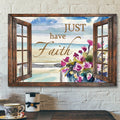 Bible Verse Canvas - Just Have Faith Canvas Wall Art 9 - Scripture Canvas Wall Art
