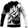 FUNSTUFFPRINT Carpenter 3D Hoodie and Zip Hoodie