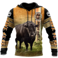 FUNSTUFFPRINT Cattle 3D Hoodie and Zip Hoodie