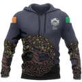 FUNSTUFFPRINT Celtic Tree Of Life Purple Sion ISAU 3D Hoodie and Zip Hoodie
