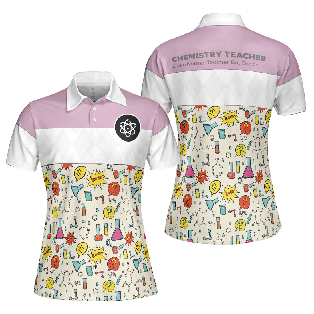 Chemistry Teacher Short Sleeve Women Polo Shirt