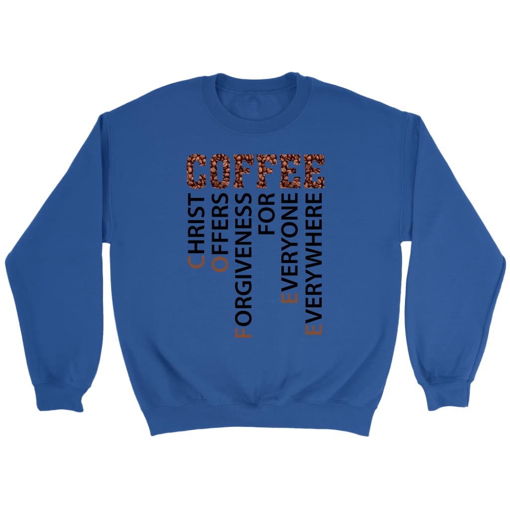 Coffee Definition Christian Sweatshirt