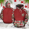 FUNSTUFFPRINT Christmas Cat Pattern Red 3D Hoodie and Zip Hoodie