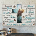 Bible Verse Canvas - Christian Canvas Art - Jesus Canvas - I Can Only Imagine 