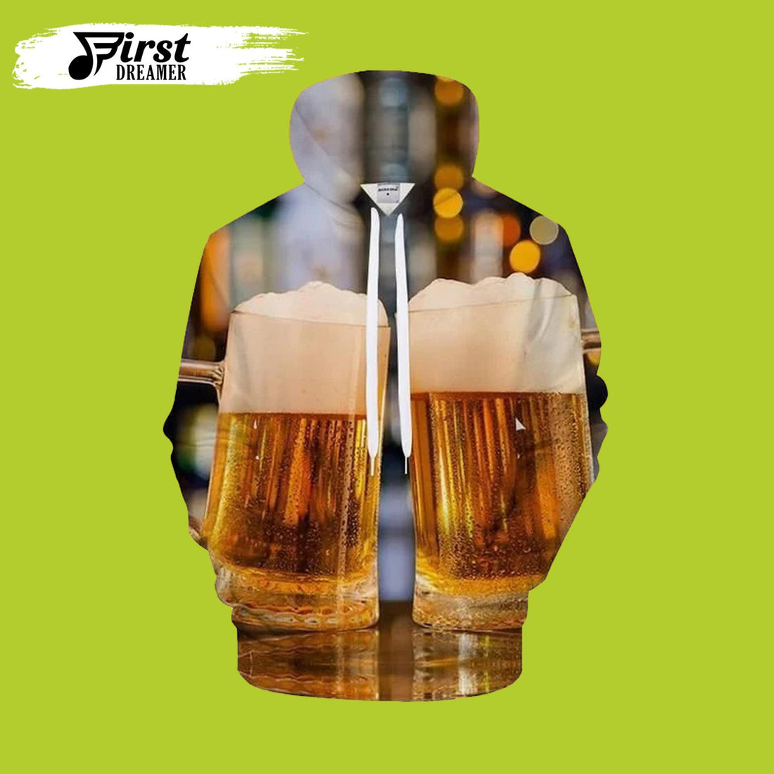 FUNSTUFFPRINT Classic Have A Beer 3D Beer 3D Hoodie and Zip Hoodie