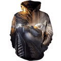 FUNSTUFFPRINT Coal Miner Shirt Black Cool Mens Coal Miner Awesome 3D Hoodie and Zip Hoodie