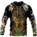 FUNSTUFFPRINT Coyote Hunting 3D Hoodie and Zip Hoodie
