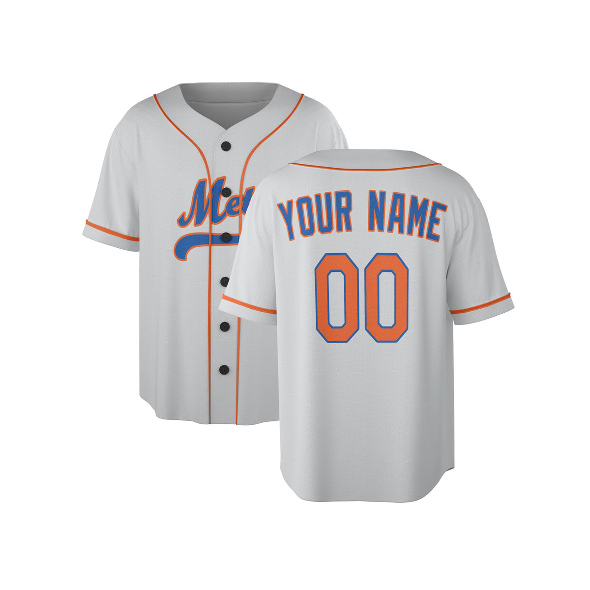 Custom 1986 New York Baseball Jersey – Light Gray Athletic Style, Personalized Name & Number for Kids & Adults-4