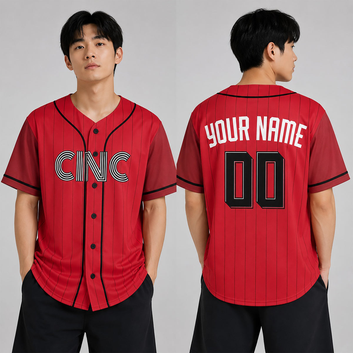 Custom 2026 Cincinnati Baseball Jersey – Red City-Inspired Style, Personalized Name & Number for Kids & Adults-1
