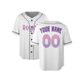 Custom 2026 Kansas City Baseball Jersey – White City-Inspired Style, Personalized Name & Number for Kids & Adults-4