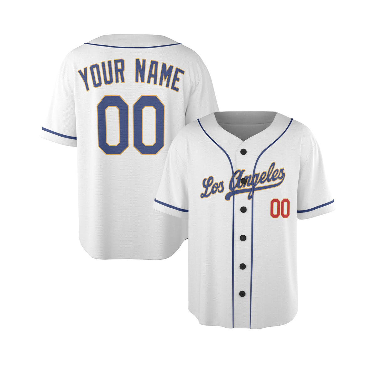 Custom 2026 Los Angeles Baseball Jersey – Fashion Style, Personalized Name & Number for Kids & Adults-4