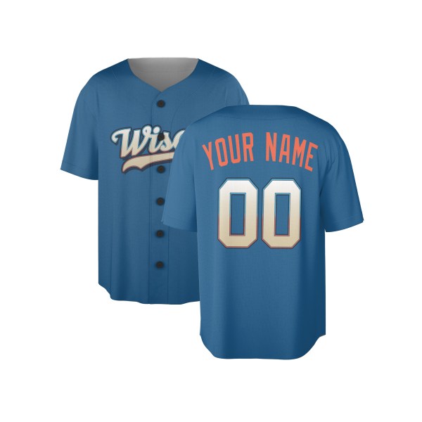 Custom 2026 Milwaukee Baseball Jersey – Mineral Blue City-Inspired Style, Personalized Name & Number for Kids & Adults-3