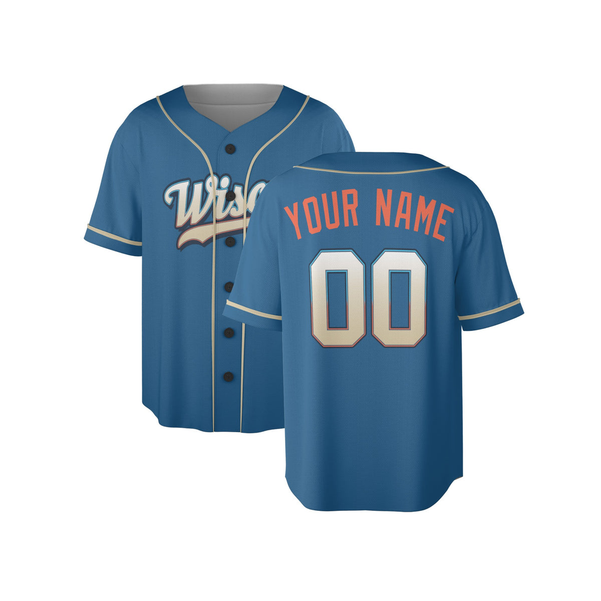Custom 2026 Milwaukee Baseball Jersey – Mineral Blue City-Inspired Style, Personalized Name & Number for Kids & Adults-4