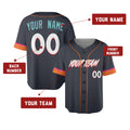 Custom 2026 San Diego Baseball Jersey – Dark Charcoal City-Inspired Style, Personalized Name & Number for Kids & Adults-2