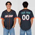 Custom 2026 San Diego Baseball Jersey – Dark Charcoal City-Inspired Style, Personalized Name & Number for Kids & Adults-1