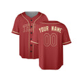 Custom 2026 Texas Baseball Jersey – Red City-Inspired Style, Personalized Name & Number for Kids & Adults-4