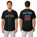 Custom Arizona Baseball Jersey – Black Game Day Style, Personalized Name & Number for Kids & Adults-3