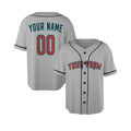 Custom Arizona Baseball Jersey – Road Gray Style, Personalized Name & Number for Kids & Adults-4