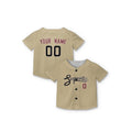 Custom Arizona Baseball Jersey – Sand Desert-Inspired Style, Personalized Name & Number for Kids & Adults-8