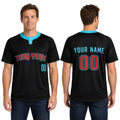 Custom Arizona Two-Button Baseball Jersey – Blackout Style, Personalized Name & Number for Men, Women & Youth-1
