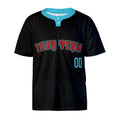 Custom Arizona Two-Button Baseball Jersey – Blackout Style, Personalized Name & Number for Men, Women & Youth-4