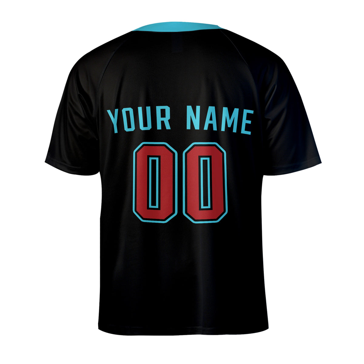 Custom Arizona Two-Button Baseball Jersey – Blackout Style, Personalized Name & Number for Men, Women & Youth-5
