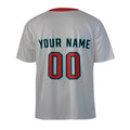 Custom Arizona Two-Button Baseball Jersey – Gray Road Style, Personalized Name & Number for Men, Women & Youth-5