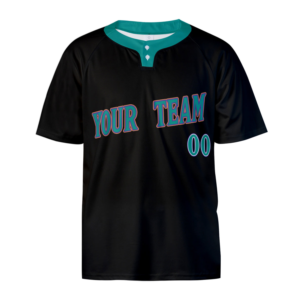 Custom Arizona Two-Button Baseball Jersey – Heritage Throwback Style, Personalized Name & Number for Men, Women & Youth-4