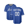 Custom Atlanta Baseball Jersey – Royal Training Style, Personalized Name & Number for Kids & Adults-4